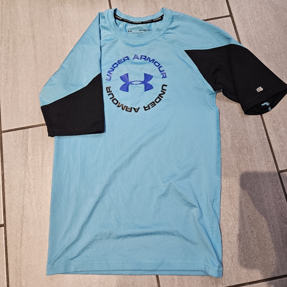 Youth Xl Under Armour Swim Shirt/ Rashgaurd